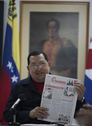 Comparece Chávez ante la TV venezolana