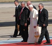 Recibe Presidente Cubano Raúl Castro al Papa Benedicto XVI